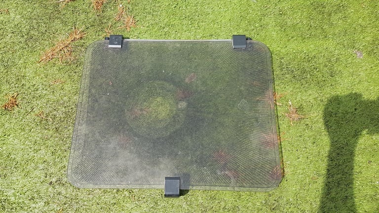 Glass hob lid / cover for camper caravan motorhome or boat.