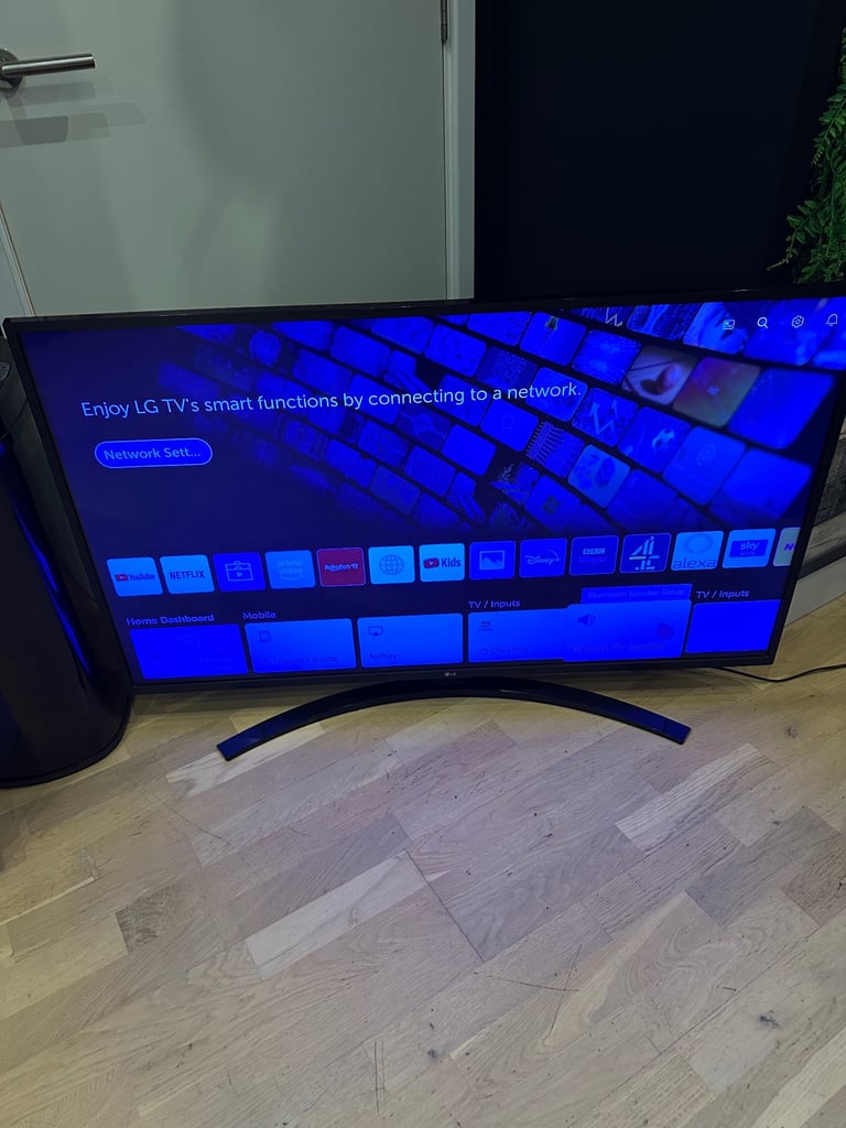 Lg 50” smart tv with stand magic remote and power cable 