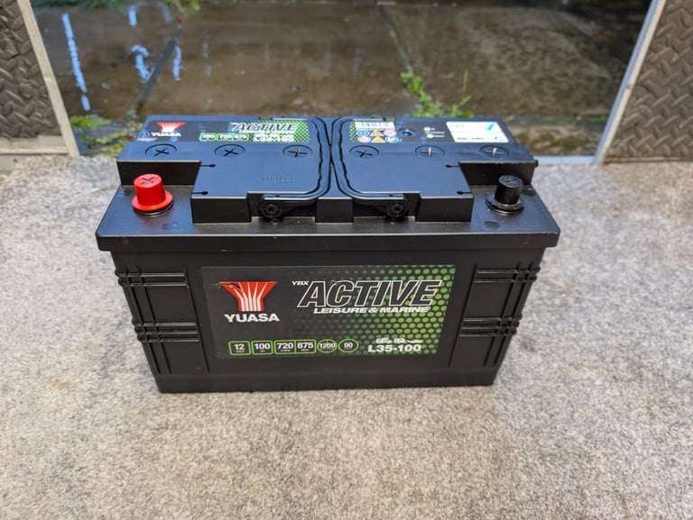 image for Yuasa battery. As new!