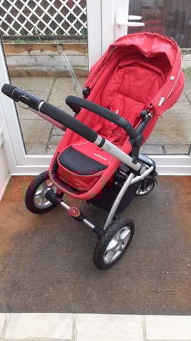 Mothercare My4 red pram pushchair stroller travel system in Christchurch Dorset Gumtree