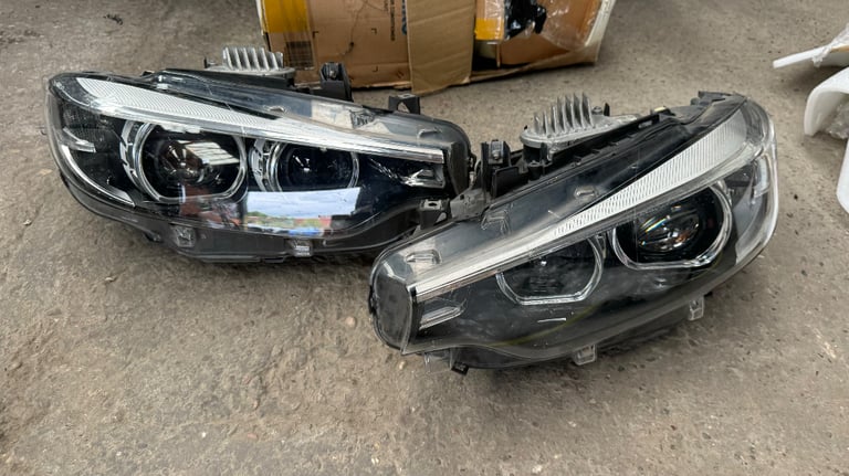image for Bmw F32 F33 F36 M3 M4 Lci Headlights Full Led Pair Left Passengers Driver Right