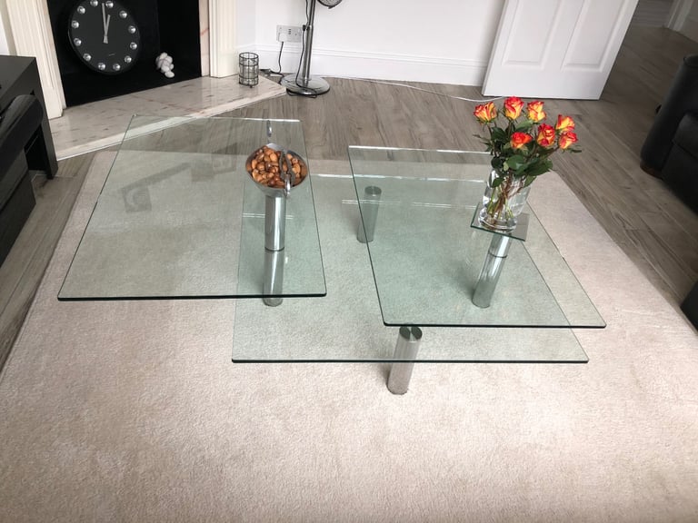 Glass Square Coffee Table