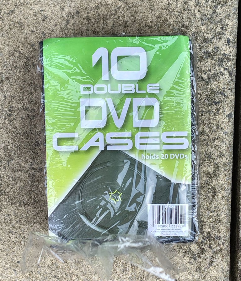 DVD Slimline Storage Cases - Pack of 5