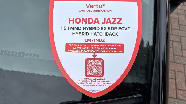 2021 Honda Jazz 1.5 i-MMD Hybrid EX 5dr eCVT Hybrid Hatchback Hatchback Hybrid Automatic