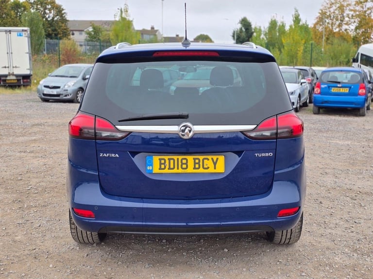 2018 Vauxhall Zafira 1.4i Turbo SRi Nav MPV 5dr Petrol Auto Euro 6 (140 ps) MPV Petrol Automatic
