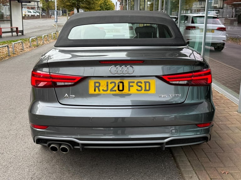 2020 Audi A3 Cabriolet 1.5 TFSI 35 S line Convertible 2dr Petrol Manual Euro 6 (s/s) (150 ps) CON...