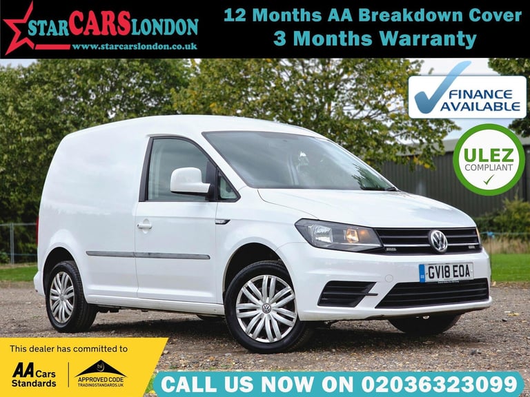 2018 Volkswagen Caddy 1.4 TSI C20 BlueMotion Tech Trendline DSG SWB Euro 6 (s/s) 5dr PANEL VAN Pe...