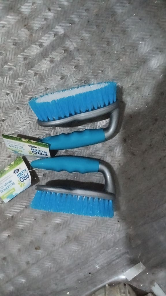 FREE- brand new pair of scrubbing brushes with tags