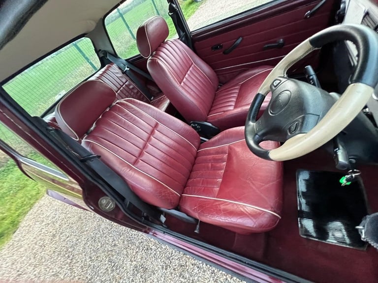 ROVER MINI RARE AUTOMATIC 40TH ANNIVERSARY EDITION IN MULBERRY * FULL LEATHER *
