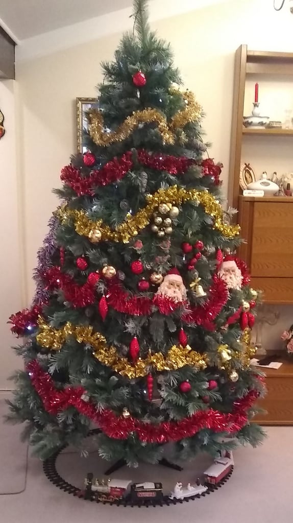 image for B&Q Frosted Spruce Artificial Christmas Tree – 7ft 6”