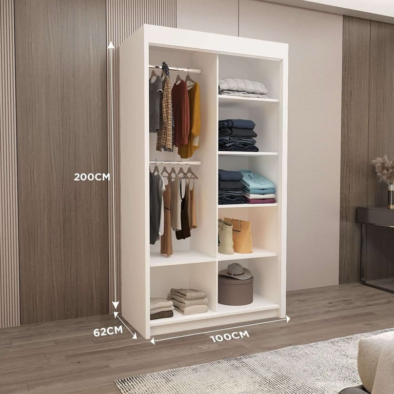 Large Sliding Wardrobe – Brand New – Fast UK Delivery