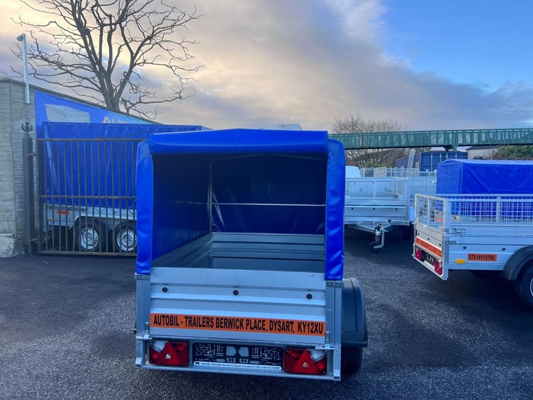 BRAND NEW 5ft x 4ft SINGLE AXLE 80CM FRAME & COVER CAMPING TRAILER 750KG