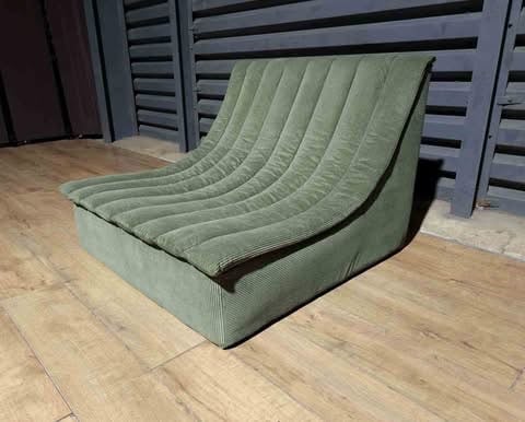 image for Unused Scoop Fabric Chair - Green. 
