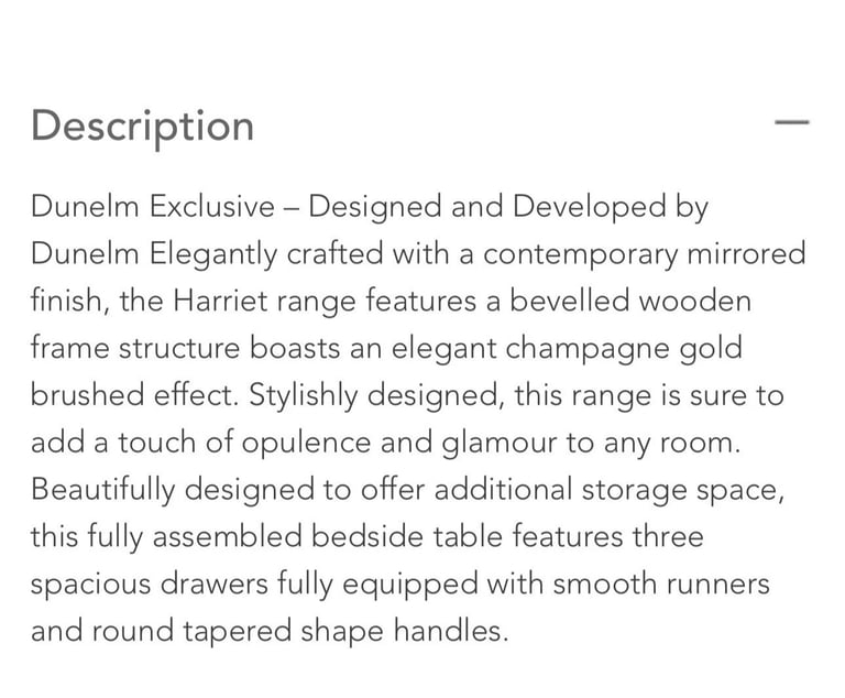 Pair of mirrored bedside tables 