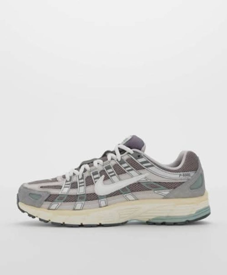 image for NIKE P-6000 'FLAT PEWTER trainers in grey and off white.  SIZE: UK/10  COLOUR: Grey