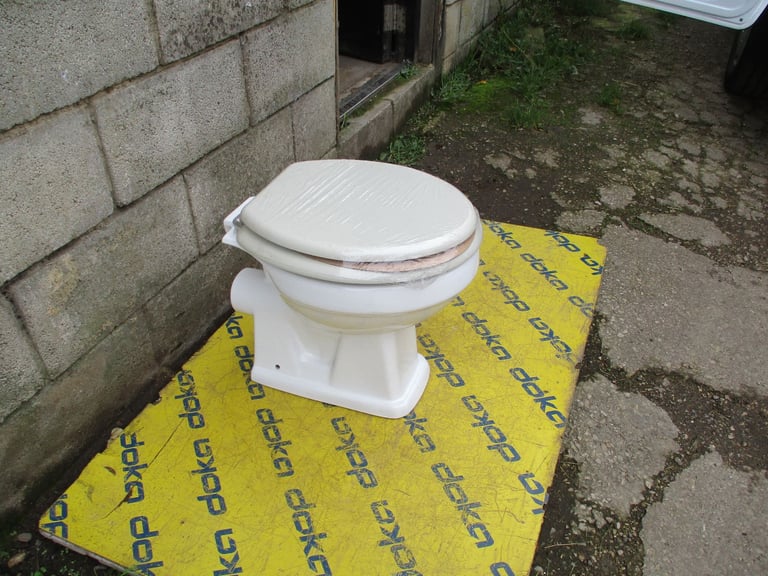 Traditional Style High/Low Level Toilet Pan & Seat