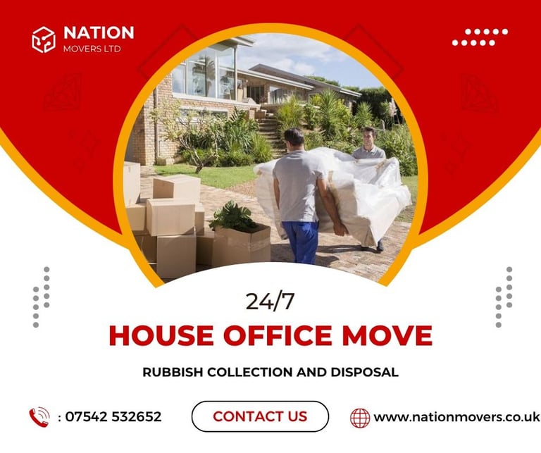 HOUSE OFFICE CLEARANCE MAN AND VAN HIRE FURNITURE PIANO MOVERS RUBBISH DISPOSAL UK WIDE