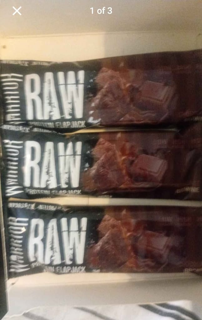 Warrior Protein Bars (Mixed items, 3 Choc, 4 Salted Caramel, 4 Red Velvet)