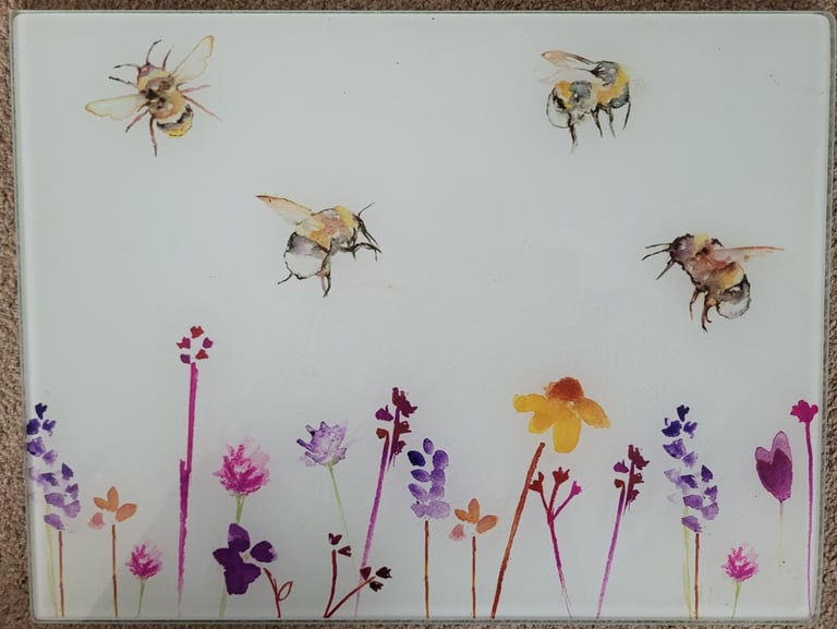 Glass worktop protector/chopping board