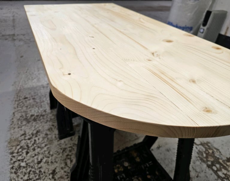 Curved Corner Desktop/ Tabletop (Made to Order)
