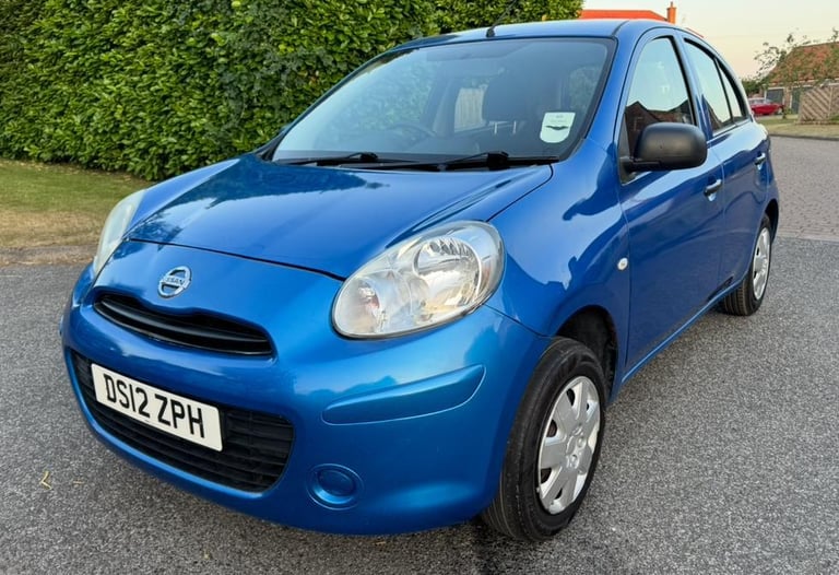 2012 NISSAN MICRA 1.2 VISIA 5 DOOR GENUINE 74,000 MILES LONG MOT JUST SERVICED!