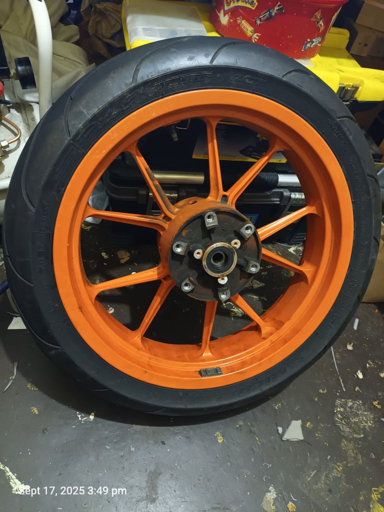 image for Ktm 125 duke or Rc 125 rear wheel £30