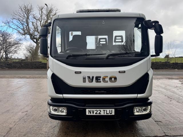 2022 22 Iveco Eurocargo 75-160 E6 13ft steel insulated dropside tipper 30,000kms