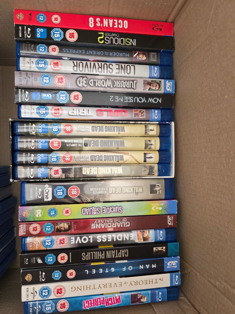 image for Job lot of DVDs and Blu-ray 