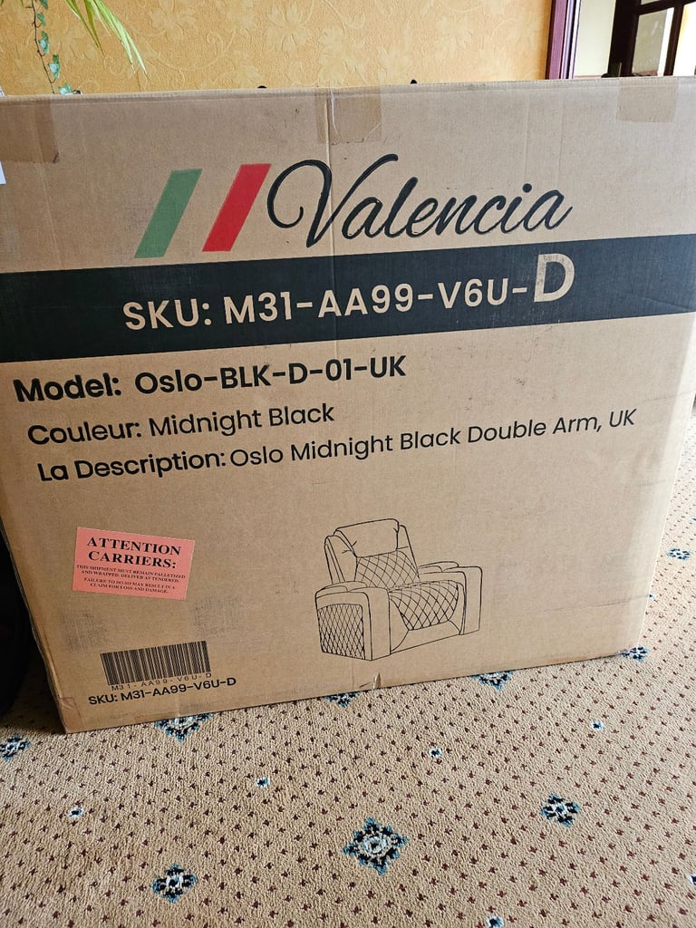 Valencia Oslo Italian Leather Single Seat Recliner Chair