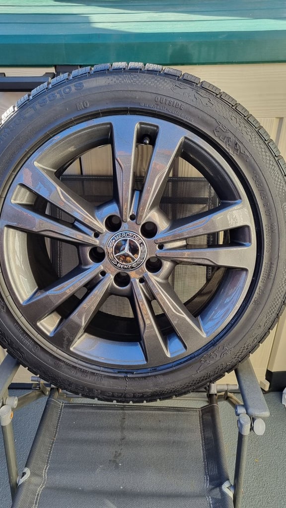 MERCEDES E CLASS ALLOY WHEELS 17'' INCH Fully Refurbished in Steel Grey x 5 Wheels