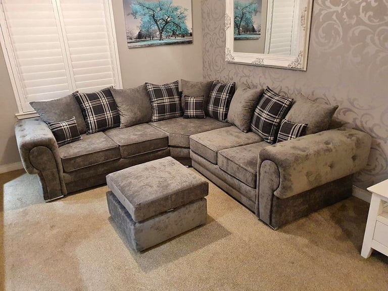 image for Verona Corner Sofa | Premium Comfort 💫 25% Off | COD Option Available **