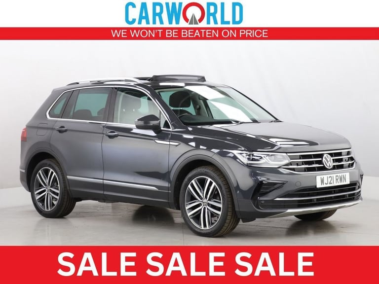 image for 2021 Volkswagen Tiguan 1.5 TSI Elegance SUV 5dr Petrol DSG Euro 6 (s/s) (150 ps) Petrol Automatic