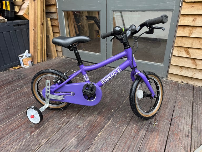 Kids Pinnacle BMX style Bicycle, 14" wheels (additional stabilisers if needed) £70