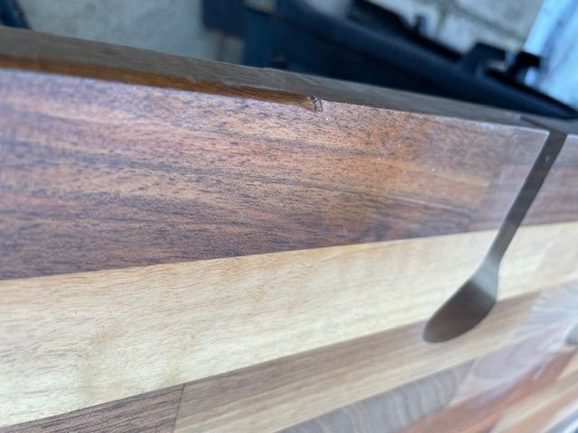 27mm hardwood Kitchen Work Top - 2 pieces 