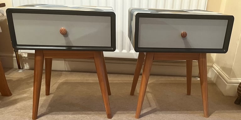 Retro Upcycled “ La Redoute Jimi ” bedside tables