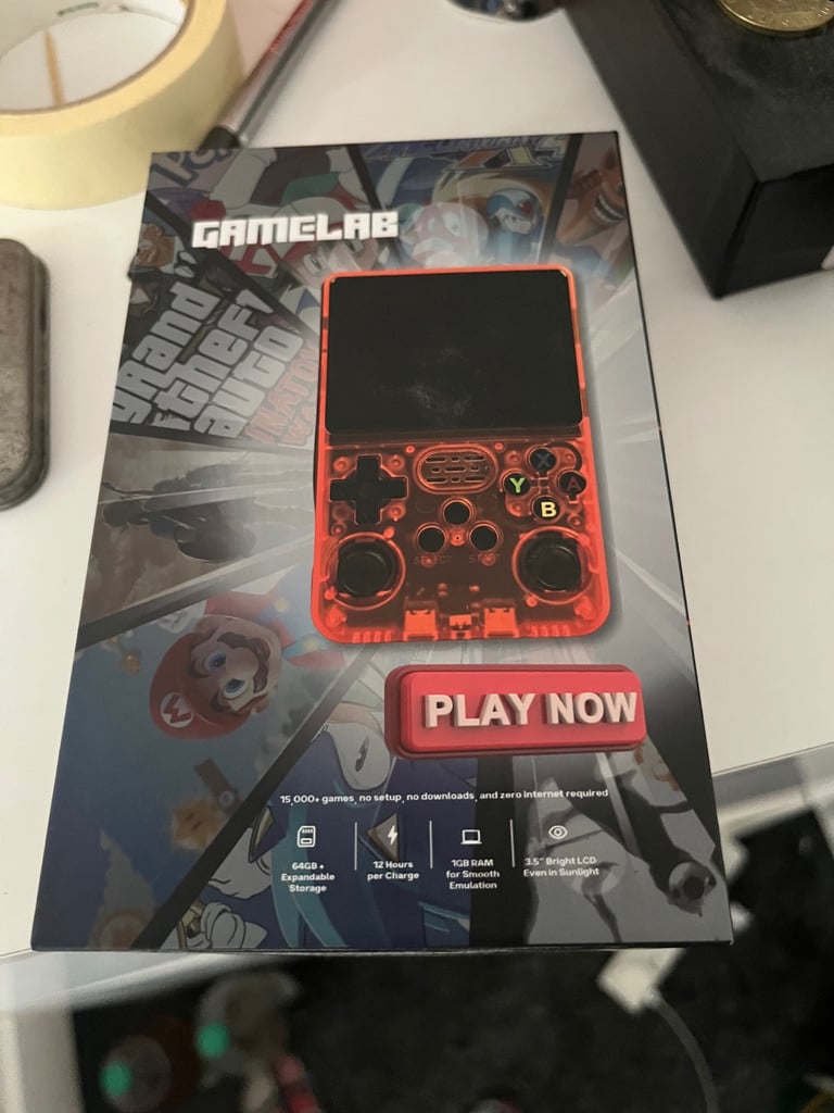 image for Retro games console hand held 