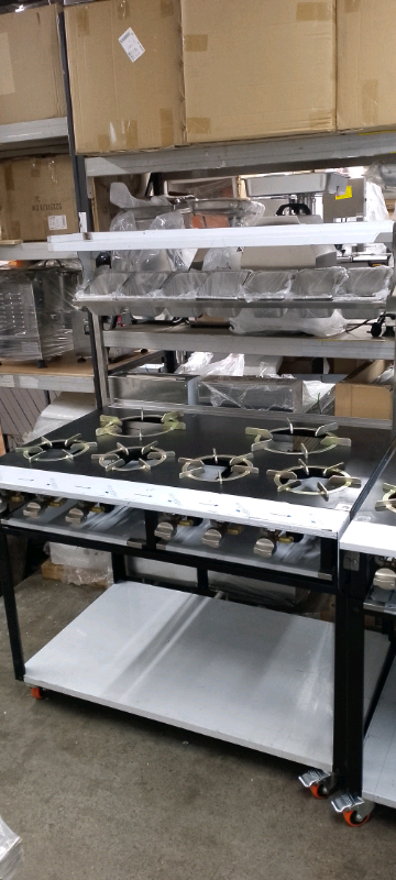 7 burner gas cooker/commercial Indian cooker restaurant takeaway