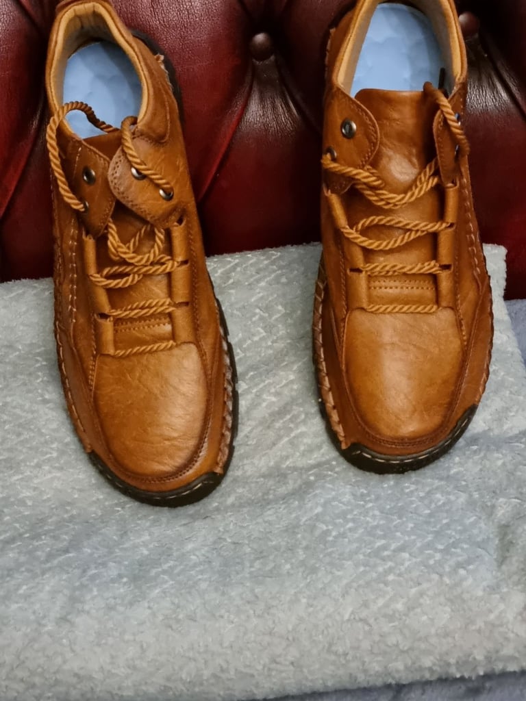 Moccasin style real leather boots 