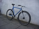 ixie/ Single Speed/ Commuter Bike by Goku, Blue, JUST SERVICED/ CHEAP PRICE!!!!!!!!!!!!!!!!