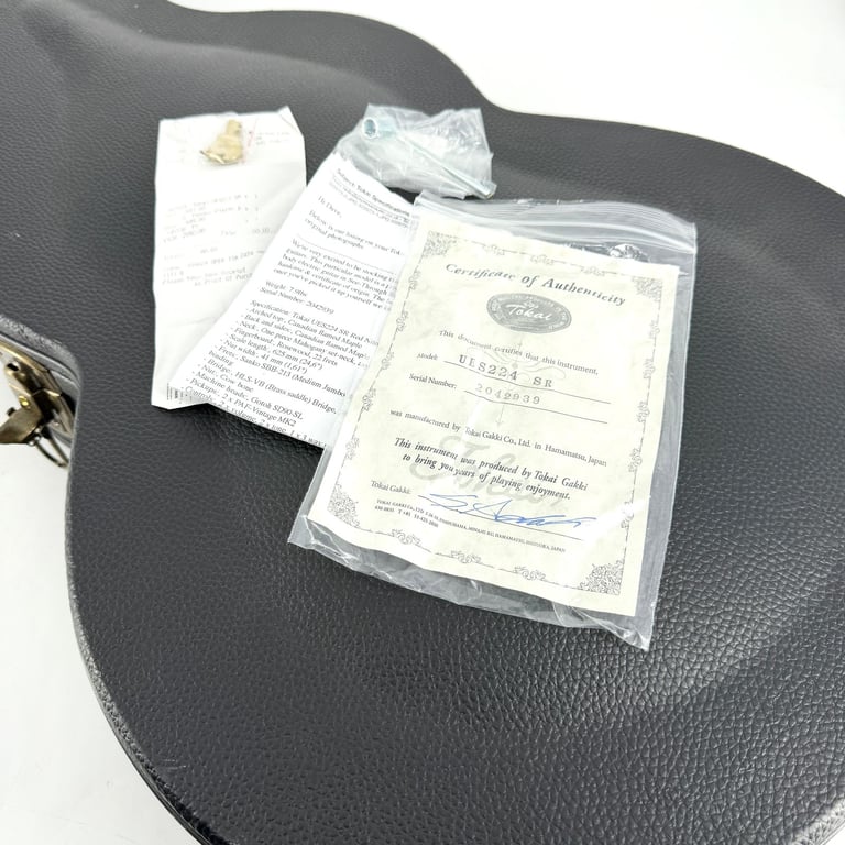 image for 2020 Tokai UES224 – See Through Red Nitro - Trades