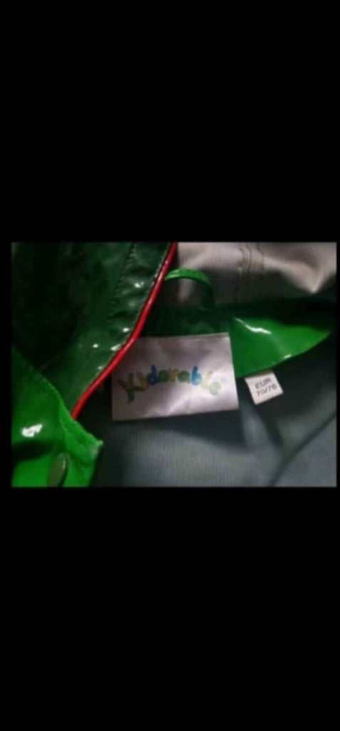 KIDORABLE kids raincoat jacket FROG size 70/76 cm age 1-1.5 years old