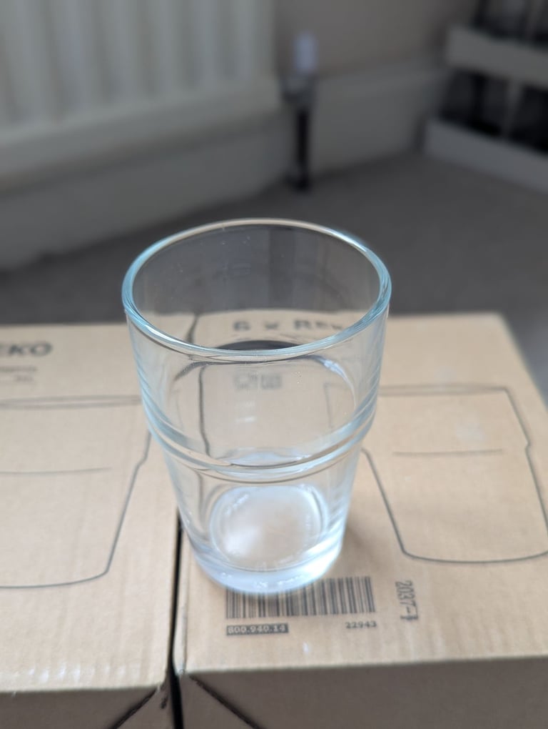 image for 24 IKEA Reko Glasses 170ml Boxed