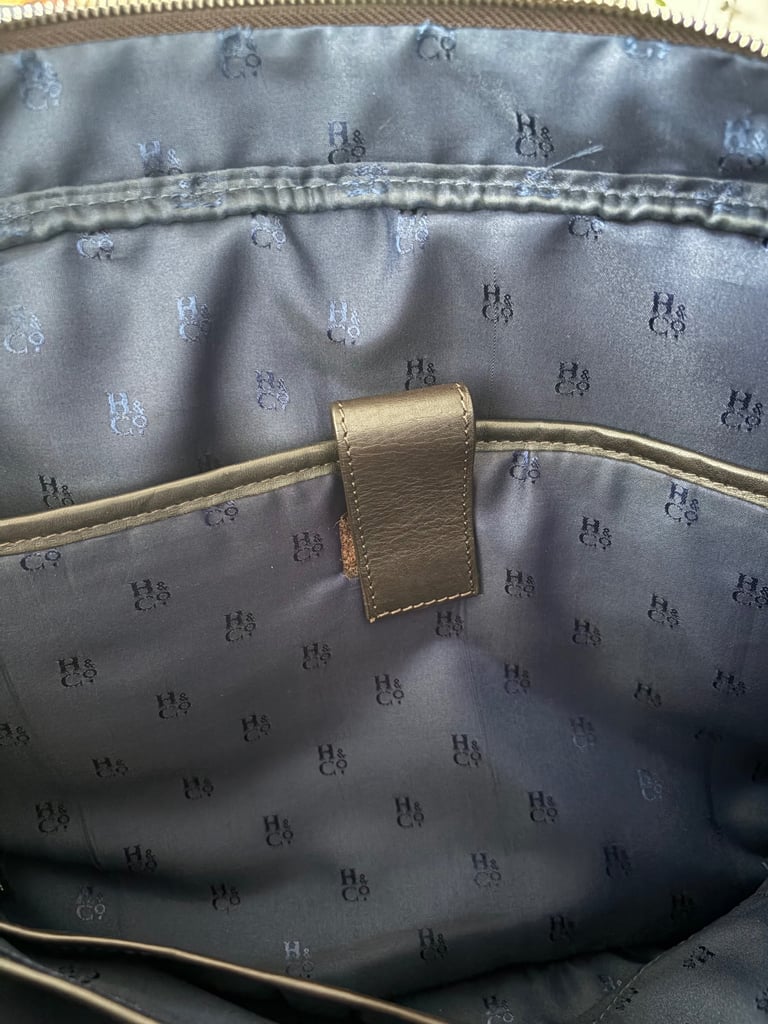 Hammond & Co Black Leather Bag