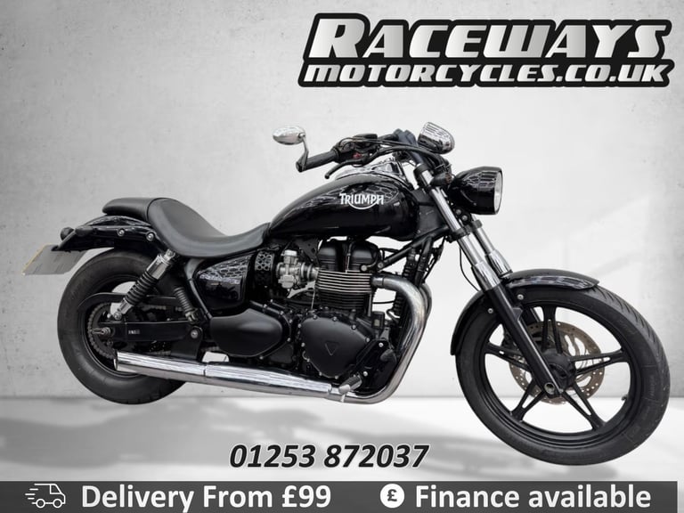 TRIUMPH SPEEDMASTER 865 2015 15 REG 5,674 MILES BLACK USED MOTORCYCLE 865CC