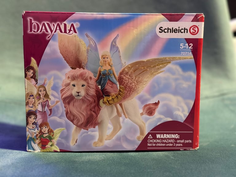 Schleich Lion and Fairy figures 