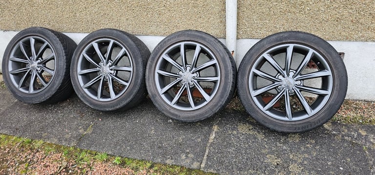 AUDI ALLOYS with tyres
