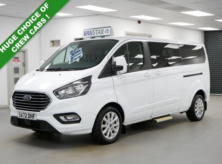 72 TOURNEO CUSTOM 320 2.0 EBL 130 BHP LONG TITANIUM AUTOMATIC 9 SEAT ( NO VAT )