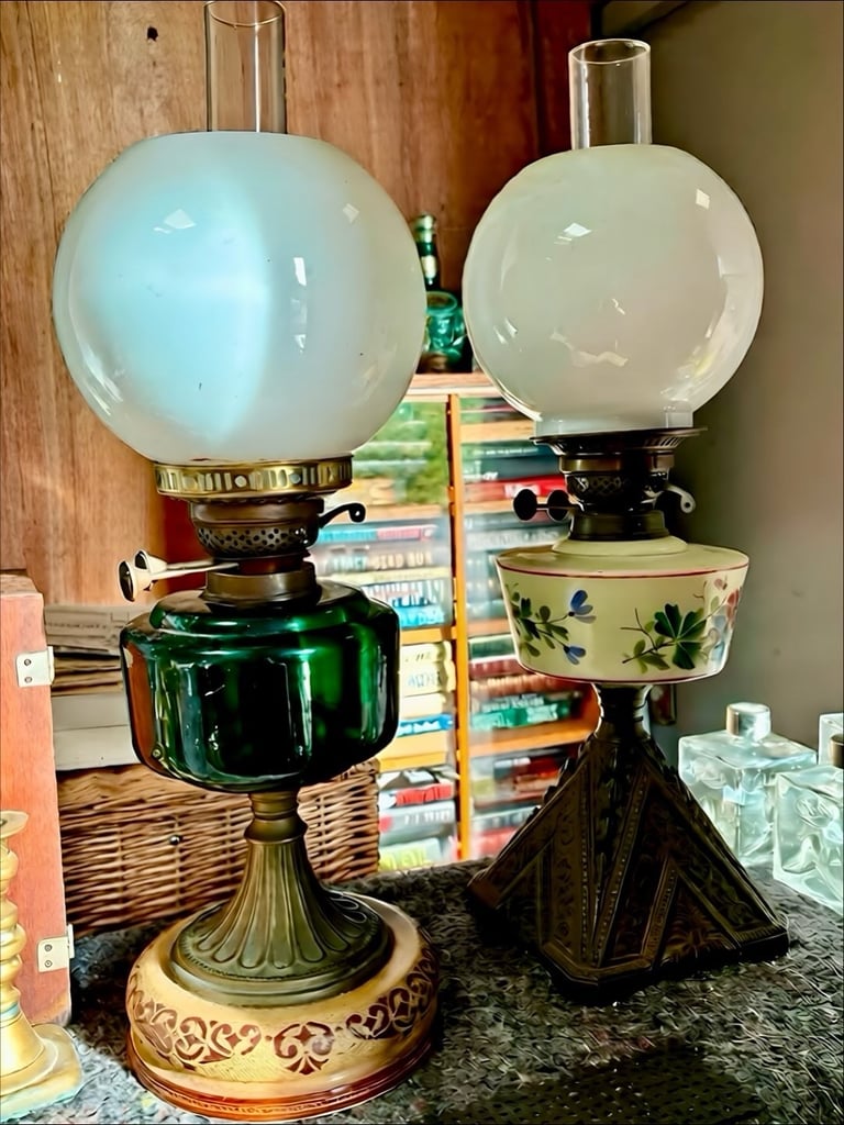 Late Victorian Oil Lamps 