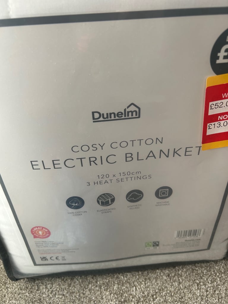 image for Brand new unopened double electric blanket 