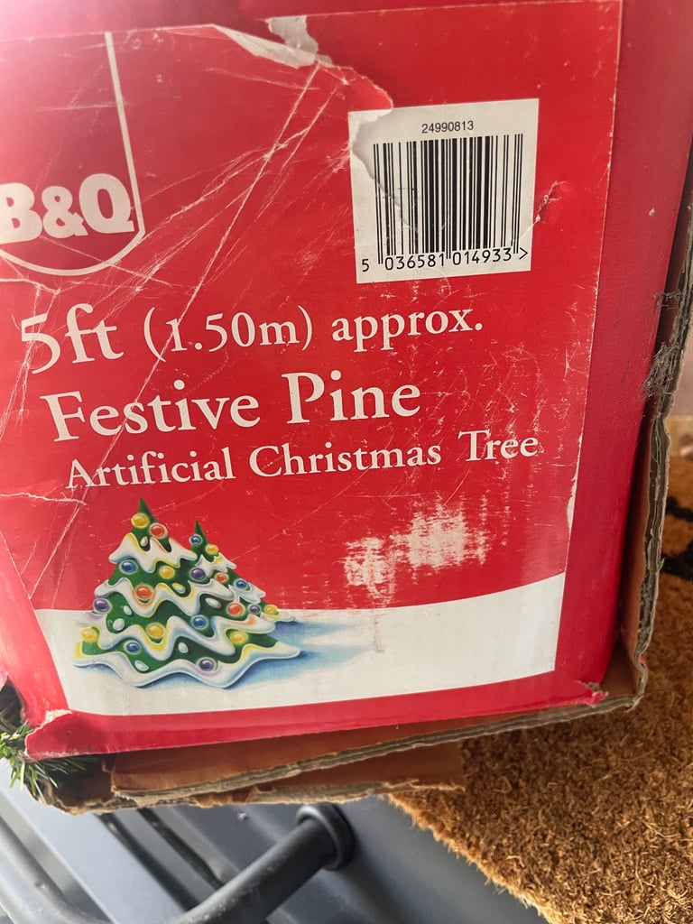 Christmas tree 5ft b&q 